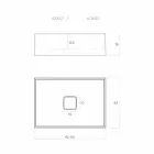 Design bänkskivor tillverkad i Italien, Lavis Viadurini