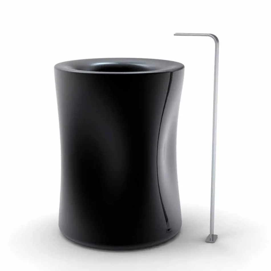 Modern kolumn frittstående sink producerad i Italien, Syracuse Viadurini