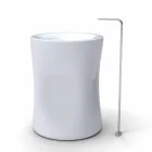 Modern kolumn frittstående sink producerad i Italien, Syracuse Viadurini