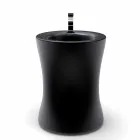 Modern kolumn frittstående sink producerad i Italien, Syracuse Viadurini