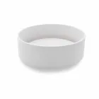 Design bänkskiva vit hartsvask med centralt avlopp - Moris Viadurini