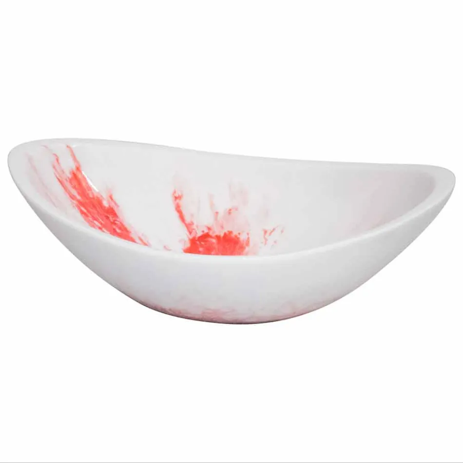 Modern vit hartssvask - Marcedusa Viadurini