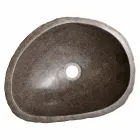 Moderna bänkskivan gjord av handgjord flodsten, Buriasco Viadurini