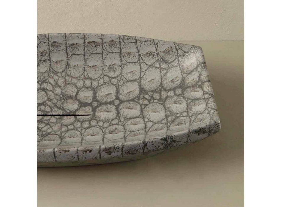 Laura design keramiskt handfat tillverkat i Italien Viadurini