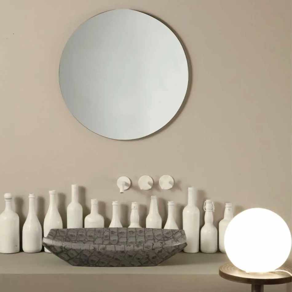 Laura design keramiskt handfat tillverkat i Italien Viadurini