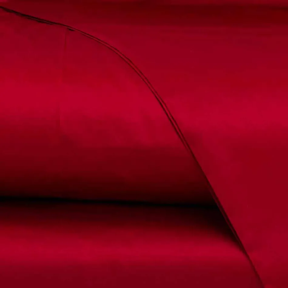 Bomullssatinlakan för dubbelsäng ensam färg - Freesia Viadurini