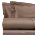 Bomullssatinlakan för dubbelsäng ensam färg - Freesia Viadurini