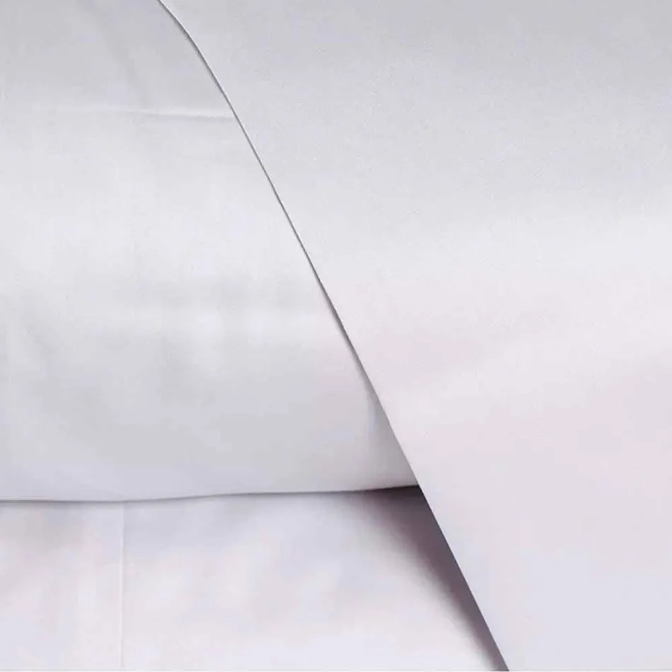 Bomullssatinlakan för dubbelsäng ensam färg - Freesia Viadurini