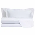 Bomullssatinlakan för dubbelsäng ensam färg - Freesia Viadurini