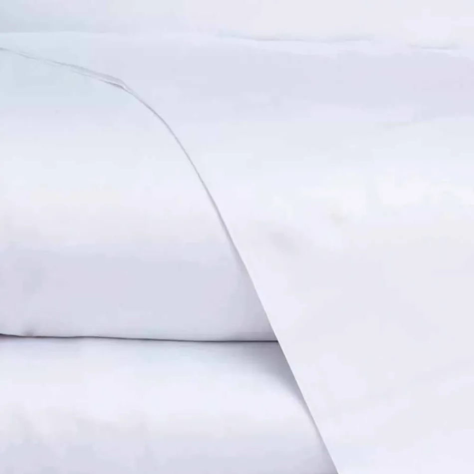 Bomullssatinlakan för dubbelsäng ensam färg - Freesia Viadurini