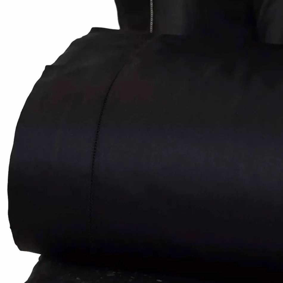 Bomullssatinlakan för dubbelsäng ensam färg - Freesia Viadurini