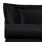 Bomullssatinlakan för dubbelsäng ensam färg - Freesia Viadurini