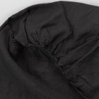Dubbla påslakan i svart linne, smör eller gammal krita - Fiumano Viadurini