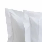 Ensfargade ark komplett i bomullssatin för dubbelsäng - Hibiskus Viadurini