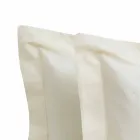 Ensfargade ark komplett i bomullssatin för dubbelsäng - Hibiskus Viadurini