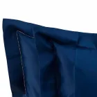 Ensfargade ark komplett i bomullssatin för dubbelsäng - Hibiskus Viadurini