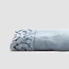 Dubbellakan i linne med Poema spets, 3 ytbehandlingar - Dulcis Viadurini