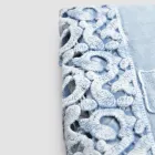 Dubbellakan i linne med Poema spets, 3 ytbehandlingar - Dulcis Viadurini