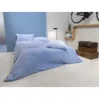 Dubbelt påslakan, lyxigt färgat linne tillverkat i Italien - Fiumano Viadurini