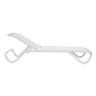 Solaya 194x65 cm solsäng i aluminium och textilene Viadurini