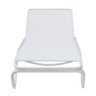 Solaya 194x65 cm solsäng i aluminium och textilene Viadurini