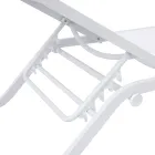 Solaya 194x65 cm solsäng i aluminium och textilene Viadurini