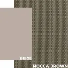 Utomhus solsäng i aluminium med hjul och armstöd Modern design - Carmine Viadurini