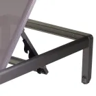 Solstol för utomhusbruk av anodiserat aluminium och textilene - Block Viadurini