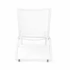 Liggande utomhusstol med aluminium- och textilenehjul - juvel Viadurini