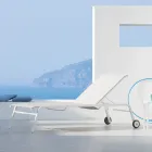 Tillverkad i Italien Stapelbar trädgårdssäng 2 delar - Aberdeen Viadurini