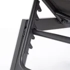 Modern trädgårdssolstol i aluminium med hjul för utomhusbruk - Franz Viadurini