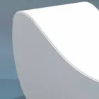 Cot koppla Wave Trona white nautiska läderimitation som gjorts i Italien Viadurini