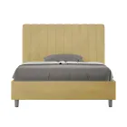 120x200 cm mikrofibersäng med symmetriska vertikala linjer Tillverkad i Italien - Glove Viadurini