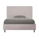 140x200 cm mikrofibersäng med symmetriska vertikala linjer Tillverkad i Italien - Glove Viadurini