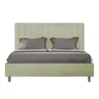 160x200 cm mikrofibersäng med symmetriska vertikala linjer Tillverkad i Italien - Glove Viadurini