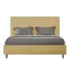 160x200 cm mikrofibersäng med symmetriska vertikala linjer Tillverkad i Italien - Glove Viadurini