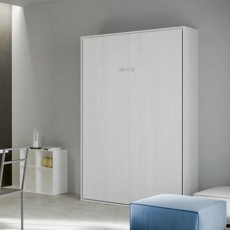 Queen size-säng med vertikal hopfällbarhet i olika utföranden - Magicompare Viadurini