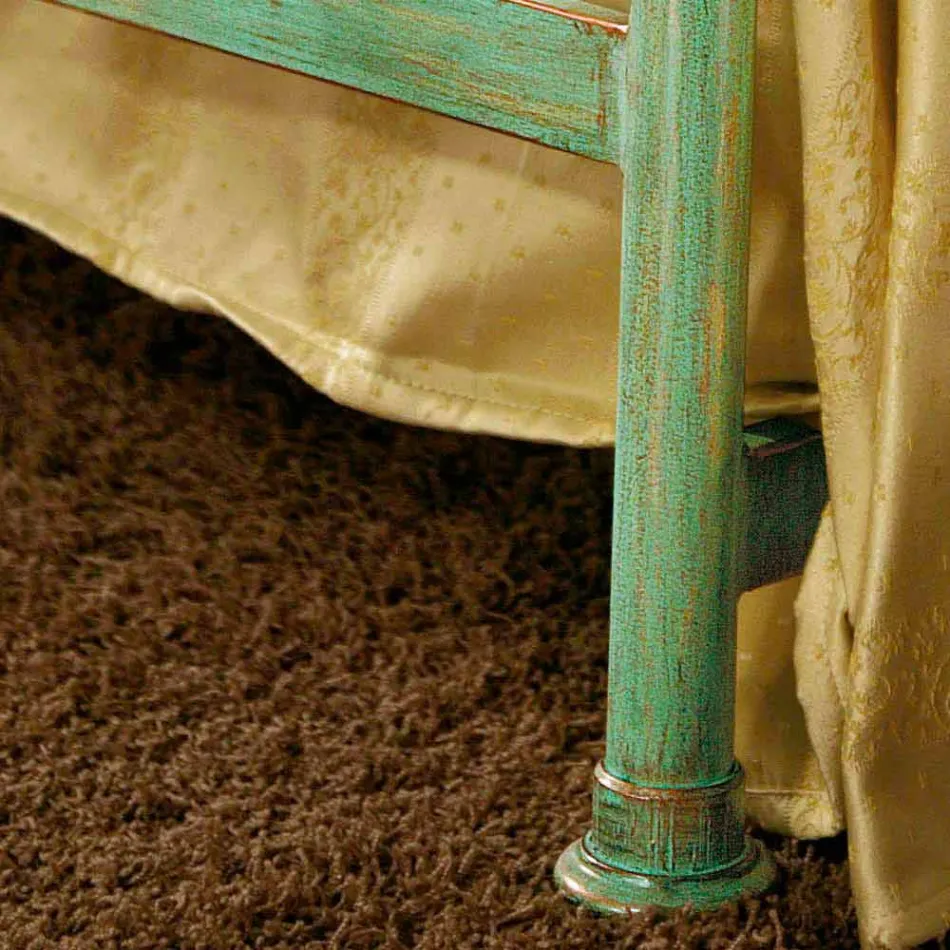 Enkelsäng och en halv Gabriella green järn slagen koppar Viadurini