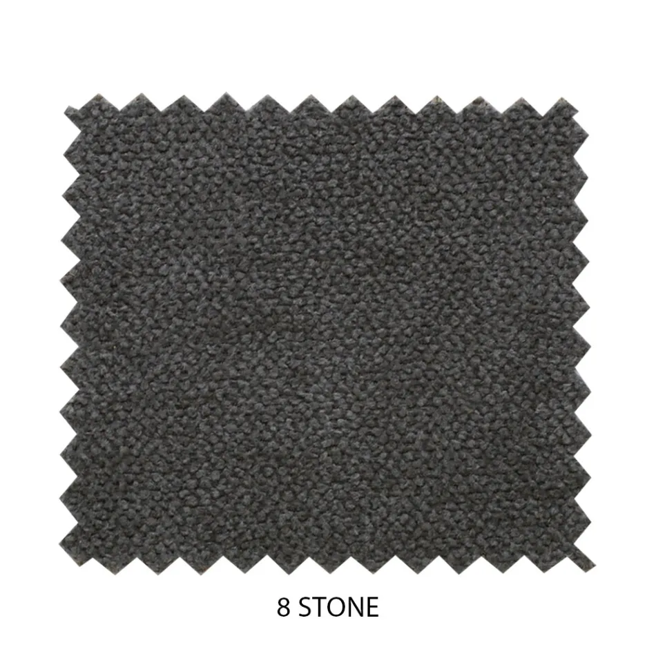 Säng i full storlek med vadderad sänggavel och fötter Made in Italy - Aaron Viadurini