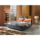 Modern stoppad dubbelsäng med veck eller quiltad design - Thomas Viadurini