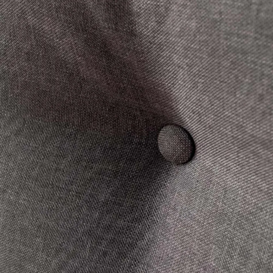 Dubbelsäng 160x190 med dekorativa knappar i kuddarna - strålar Viadurini