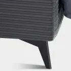 Dubbelsäng 160x190 med kuddformad stoppning - Brezze Viadurini