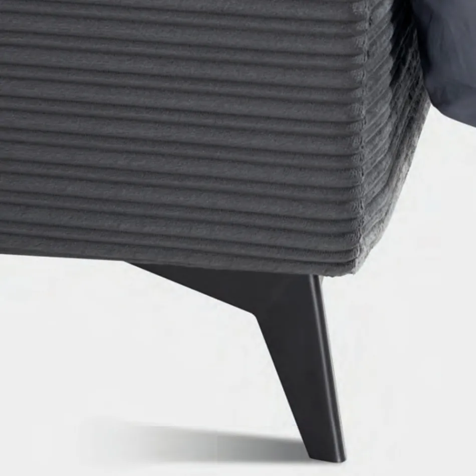 Dubbelsäng 160x190 med kuddformad stoppning - Brezze Viadurini