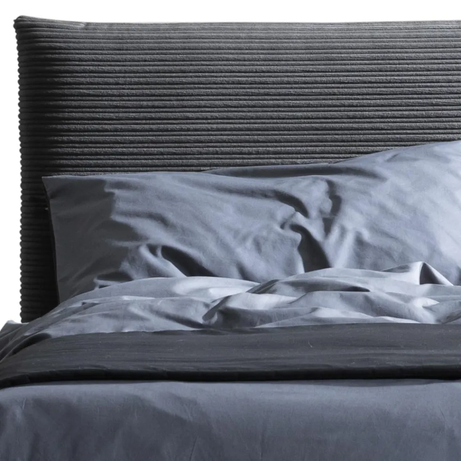 Dubbelsäng 160x190 med kuddformad stoppning - Brezze Viadurini