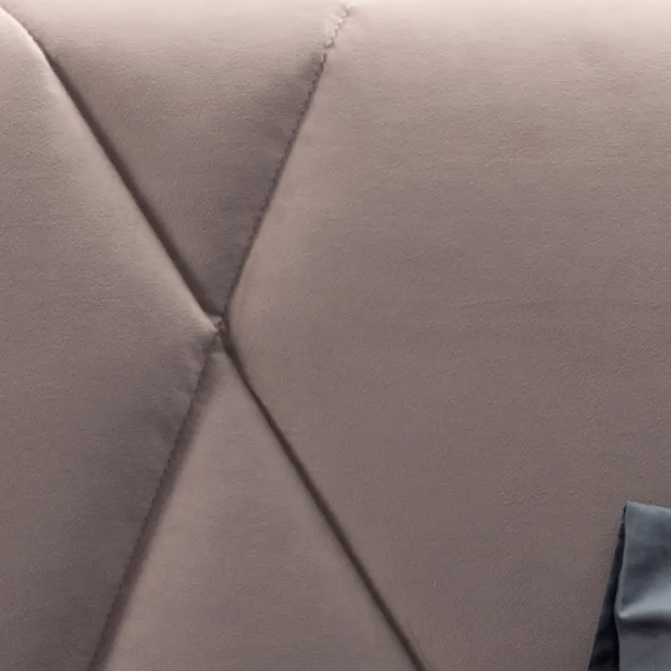 Dubbelsäng 160x190 med Geometrisk Quiltning - Ciottolino Viadurini