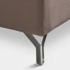 Dubbelsäng 160x190 med geometrisk quiltning - Ciottolino Viadurini