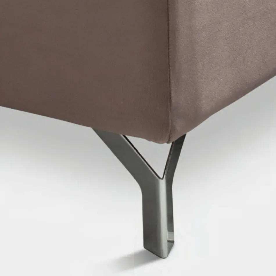 Dubbelsäng 160x190 med geometrisk quiltning - Ciottolino Viadurini