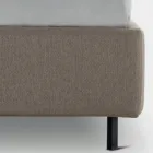 Dubbelsäng 160x190 med böjda linjer och knappar Made in Italy - Oriente Viadurini