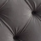 Dubbelsäng 160x190 med hög och quiltad sänggavel Made in Italy - Sallie Viadurini