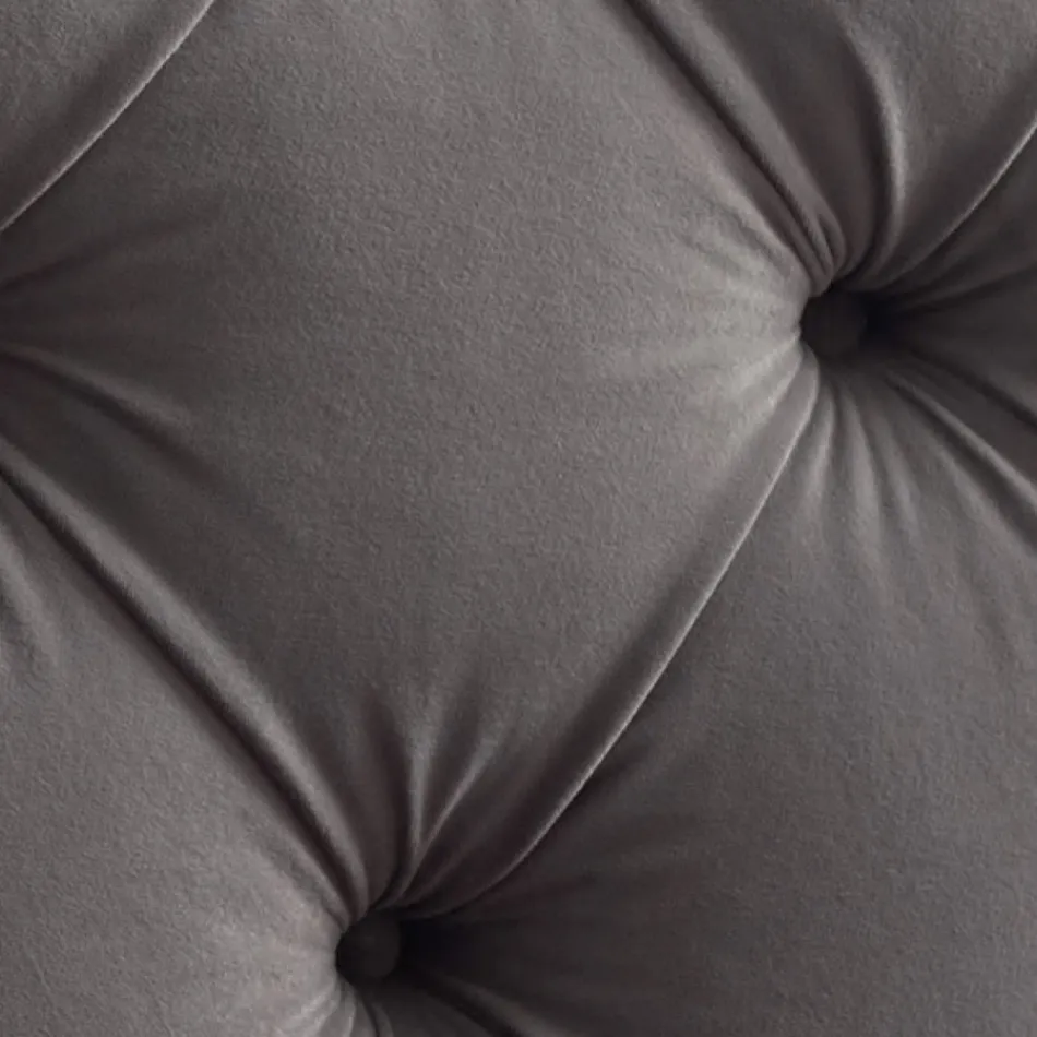 Dubbelsäng 160x190 med hög och quiltad sänggavel Made in Italy - Sallie Viadurini